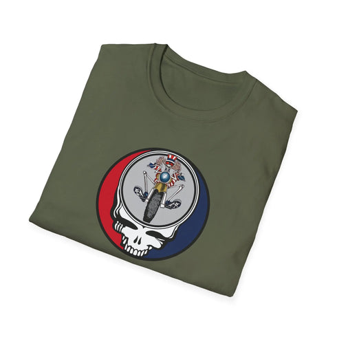 Grateful Dead - Psychle Sam Stealie Grateful Dead T-Shirt - StealieShop
